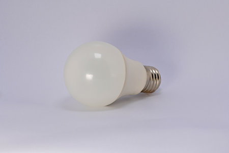 LED bulb with Screw -Product photography.の写真素材