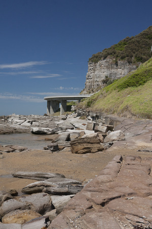 The Pacific Highway is a major transport route along part of the east coast of Australia, with the majority part of Australia's national route 1の写真素材