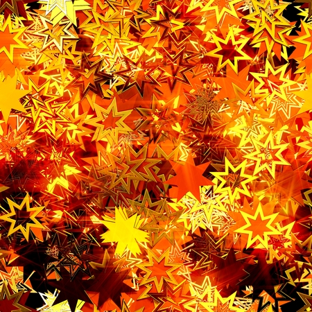 Seamless background of shiny metallic starsの写真素材