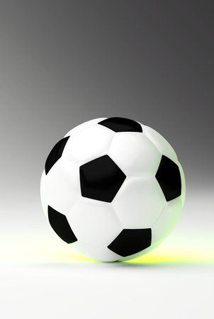 Background of a soccer ball in portrait orientationの写真素材