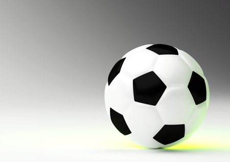 Background of a soccer ball in landscape orientationの写真素材