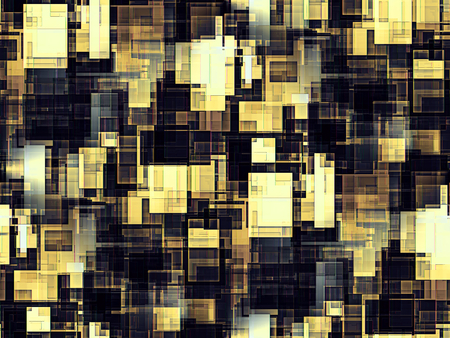 Seamless pattern of yellow and gray squares designの写真素材
