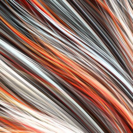 Close-up on white and orange flowing wavesの写真素材