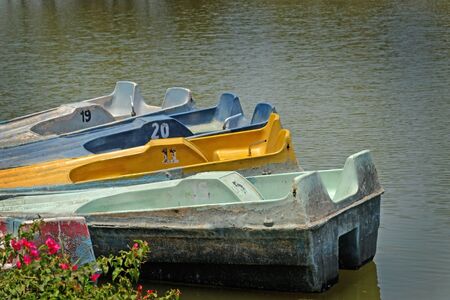 fishing boat the beach gardenの写真素材