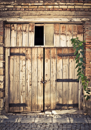 Old Wood Doorの写真素材