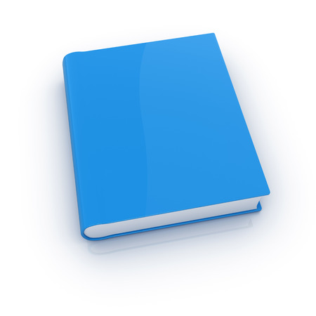 Blue book , This is a computer generated and 3d rendered picture.の写真素材
