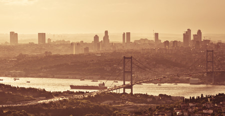 Panoramic of Istanbulの写真素材
