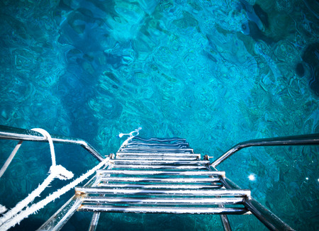 Ladder to Seaの写真素材