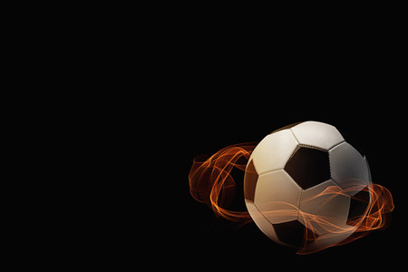 Soccer ball with special effectの写真素材