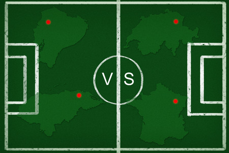 Soccer team for Group Eの写真素材