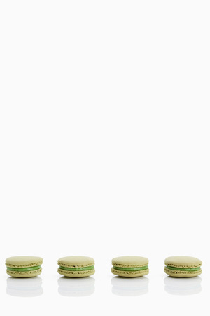 Fresh tasty macaroonsの写真素材