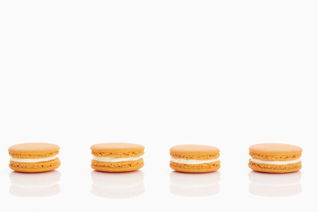 Fresh tasty macaroonsの写真素材