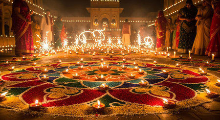 Indian Festival Diwali, Diwali or Deepawali is a Hindu festival celebrated in India as the diwali.の素材
