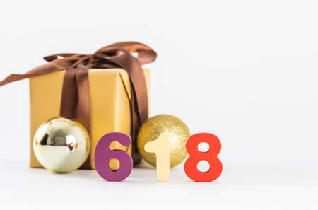 618 e-commerce shopping festival gift decorationの写真素材