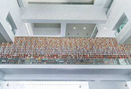Interior Design of Tianjin Libraryの写真素材