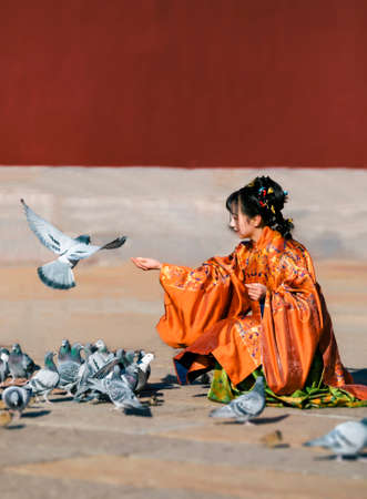 Portrait Photography of Hanfu Costumeの写真素材