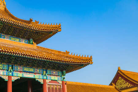 Building of the Palace Museum, Beijing, Chinaのeditorial素材