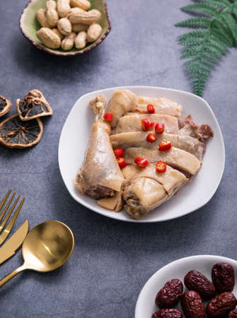 Drunken Chicken with Chinese Shaoxing Delicacyの写真素材