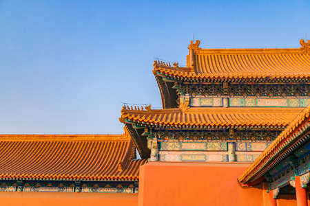 Building of the Palace Museum, Beijing, Chinaのeditorial素材