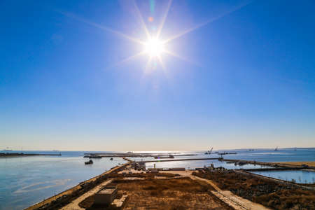 Beidaihe Beach Scenery, Qinhuangdao, Hebei, Chinaの写真素材