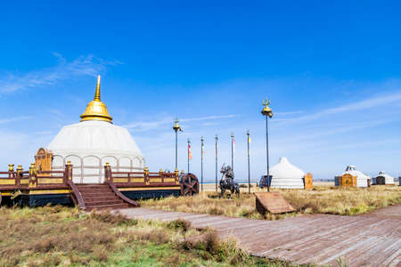 Scenery of Swan Lake Natural Scenic Area, Guyuan County, Zhangjiakou City, Hebei Province, Chinaの写真素材