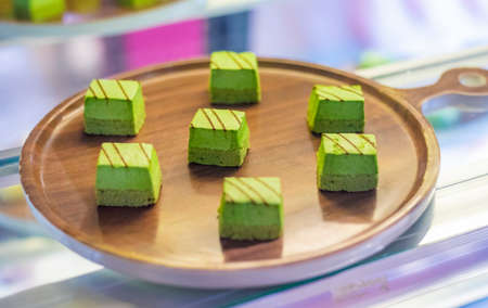 Dessert delicacies in the buffet restaurantの写真素材