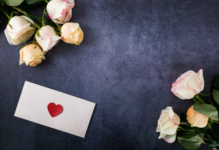 romantic valentine's day rose flower background photography