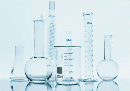 Biochemical glass instrument shotの写真素材