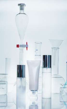 Biochemical glass instrument shotの写真素材