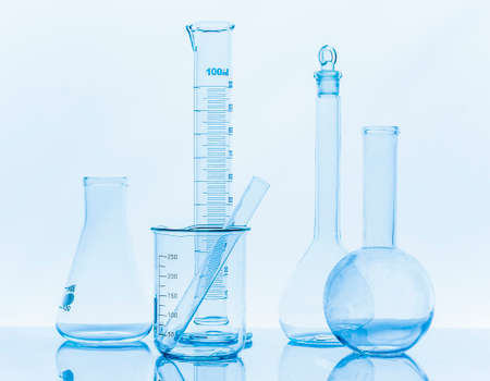 Biochemical glass instrument shotの写真素材