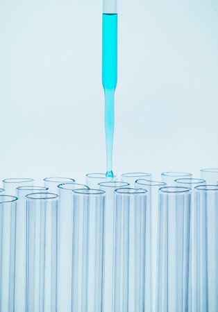Biochemical glass instrument shot