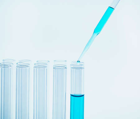 Biochemical glass instrument shotの写真素材