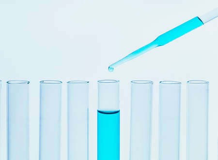 Biochemical glass instrument shotの写真素材