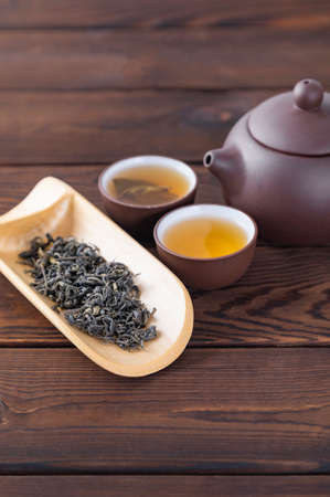 teacup and tea set photographyの写真素材