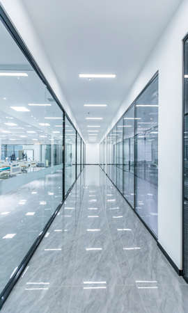 empty interior hallway spaceの写真素材