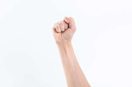 Various gestures of one handの写真素材