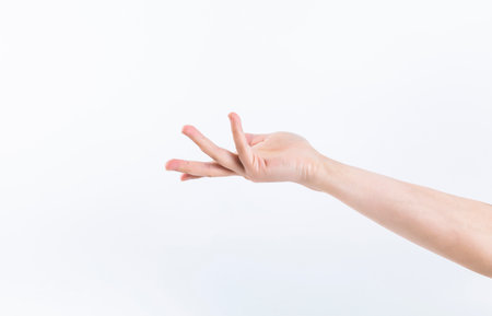 Various gestures of one hand