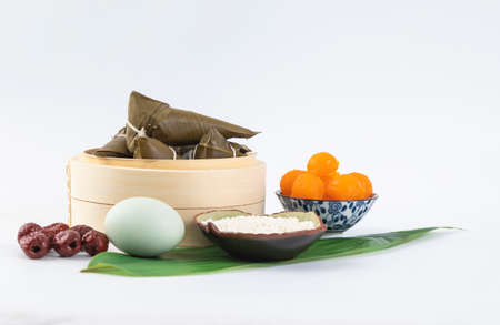 Dragon Boat Festival Food Zongzi Salted Duck Egg Photographyの写真素材
