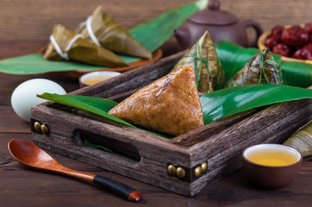 Dragon Boat Festival Food Zongzi Salted Duck Egg Photographyの写真素材