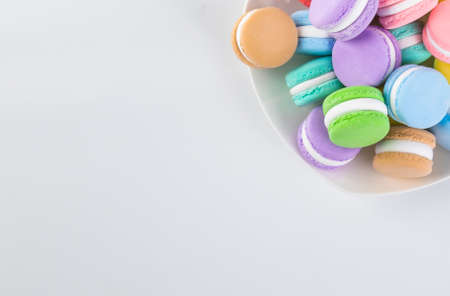 Colored Macaron Cake