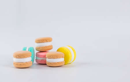 Colored Macaron Cakeの写真素材