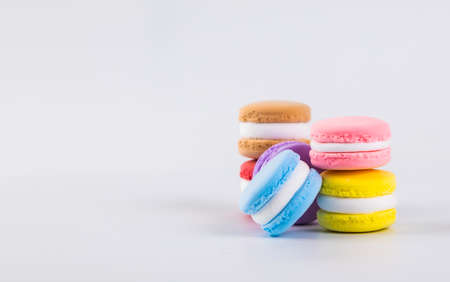 Colored Macaron Cakeの写真素材