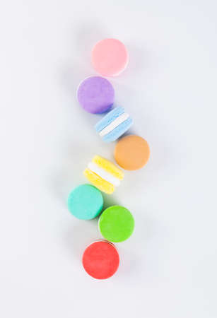 Colored Macaron Cakeの写真素材