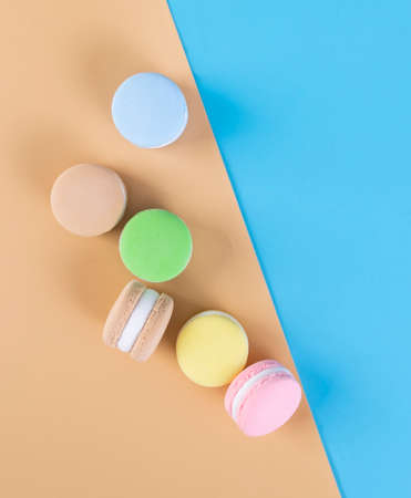 Colored Macaron Cake