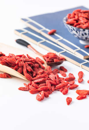 Traditional health food red wolfberryの写真素材