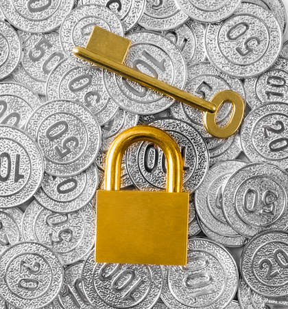 Financial and economic data capital security concept mapの写真素材