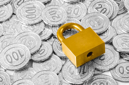 Financial and economic data capital security concept mapの写真素材