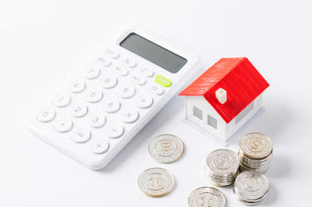 Financial investment savings real estate concept illustration