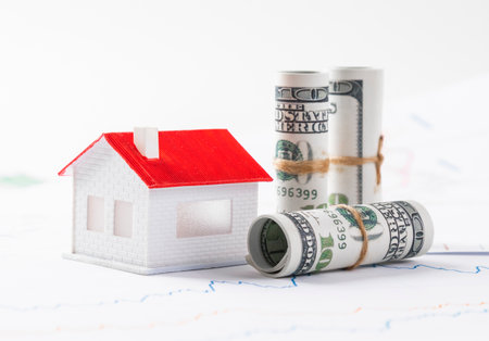 Financial investment savings real estate conceptの写真素材