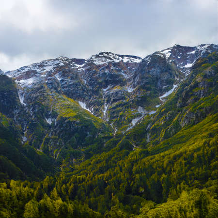 Scenic AI generated mountainous view